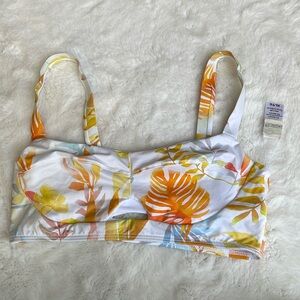 L Space floral bikini top
